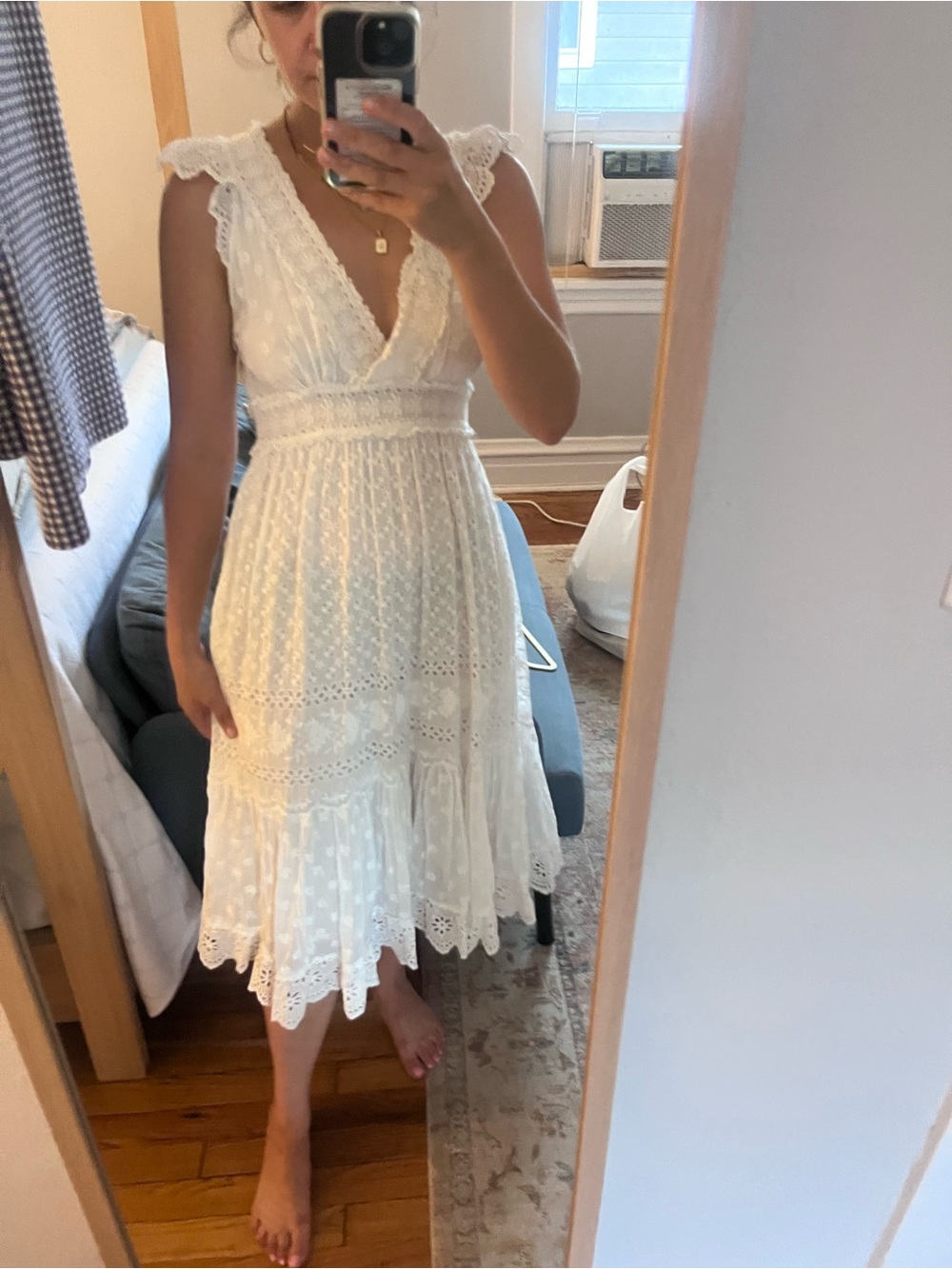 ULLA JOHNSON 🤍 Eyelet Sundress